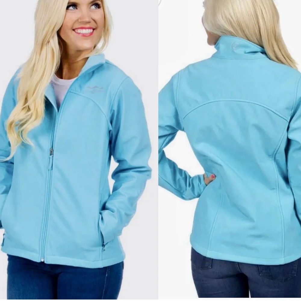 NWT- Lauren James- Glacier Blue Jacket- Size Medium